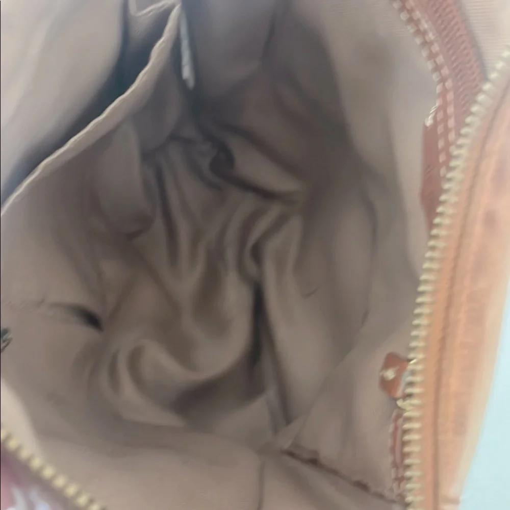 The Sak Womens Brown Leather Crossbody Bag Satchel Boho Distressed Purse Handbag - Picture 6 of 7